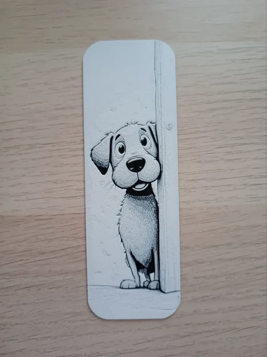 Dog Friend Bookmark by Atrus Design HueForge model: Dog Friend Bookmark by Atrus Design