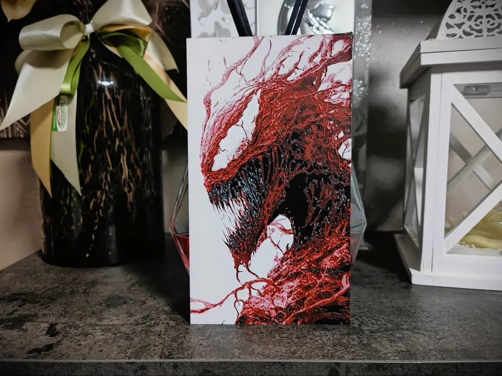 Carnage Marvel Hueforge by S1M0N389 HueForge model: Carnage Marvel Hueforge by S1M0N389