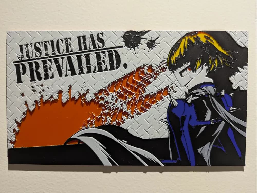 Persona 5 Makoto Hueforge by Razel HueForge model: Persona 5 Makoto Hueforge by Razel