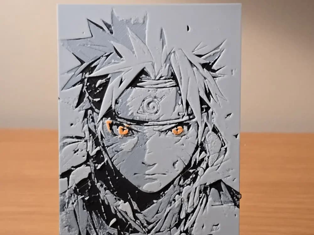 Hueforge - Naruto - Naruto 1 by FxD | Function-X-Design HueForge model: Hueforge - Naruto - Naruto 1 by FxD | Function-X-Design