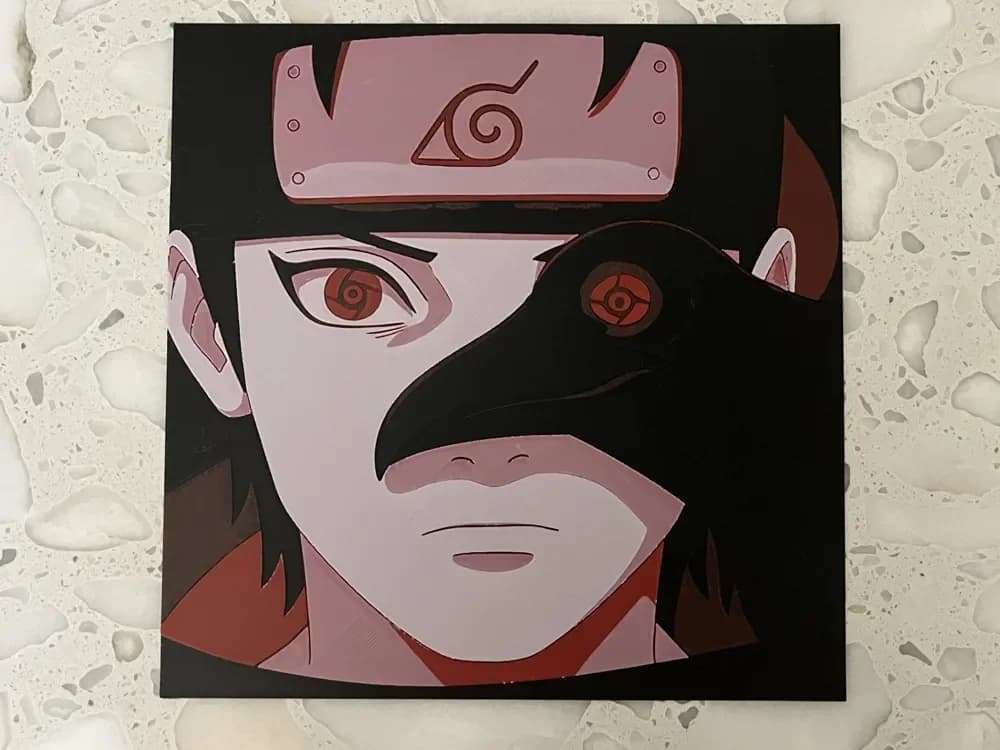 Naruto Uchiha Shisui Hueforge by FantasyZ HueForge model: Naruto Uchiha Shisui Hueforge by FantasyZ