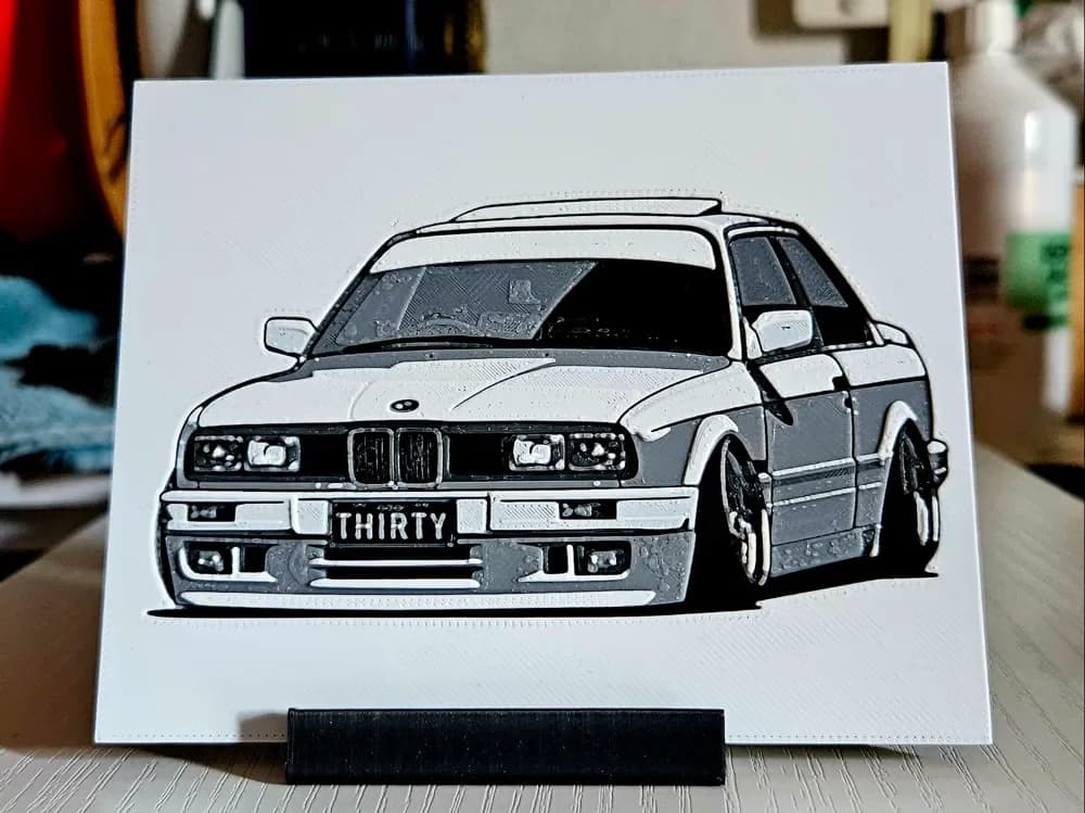 White BMW