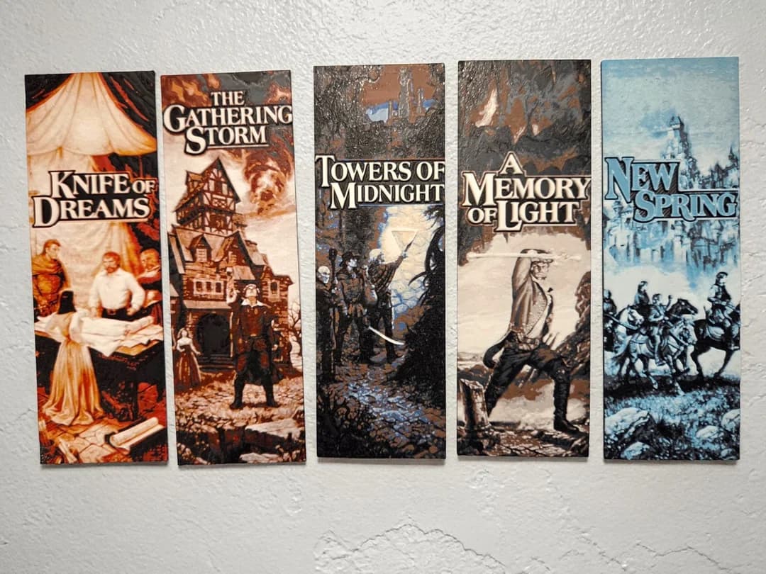 Wheel of Time 11-15 by MythicHue's HueForge model: Wheel of Time 11-15 by MythicHue's