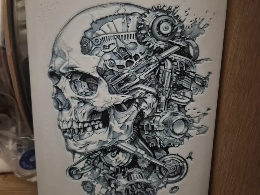 cyborg effect hueforge by Buntsta HueForge model: cyborg effect hueforge by Buntsta