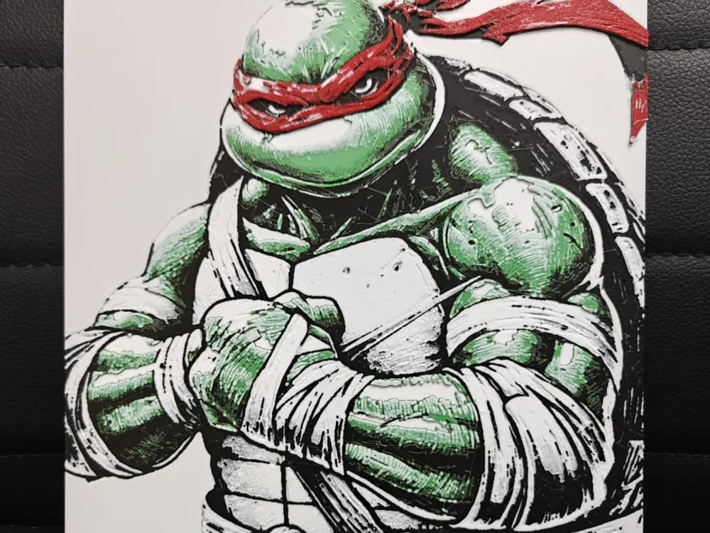 Raphael Ninja Turtles by TheHueforgeLady HueForge model: Raphael Ninja Turtles by TheHueforgeLady