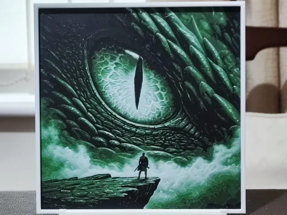 He'll Need A Bigger Sword - HueForge 3 Color by BoDad HueForge model: He'll Need A Bigger Sword - HueForge 3 Color by BoDad