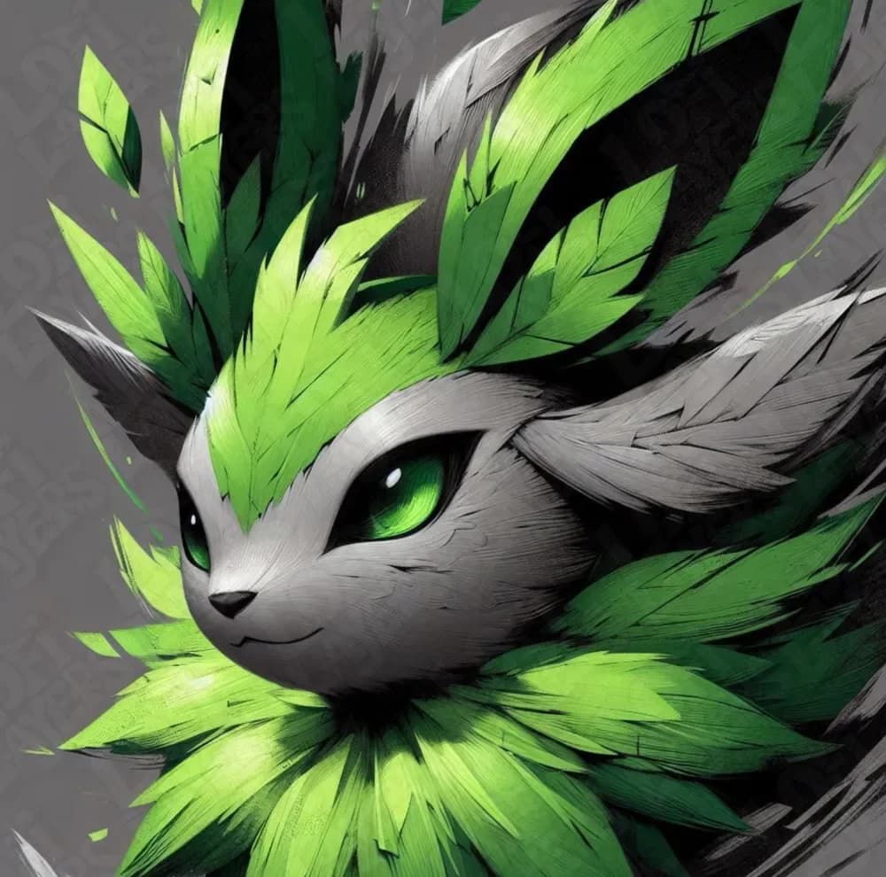 Leafeon Hueforge by LoFi Layers HueForge model: Leafeon Hueforge by LoFi Layers