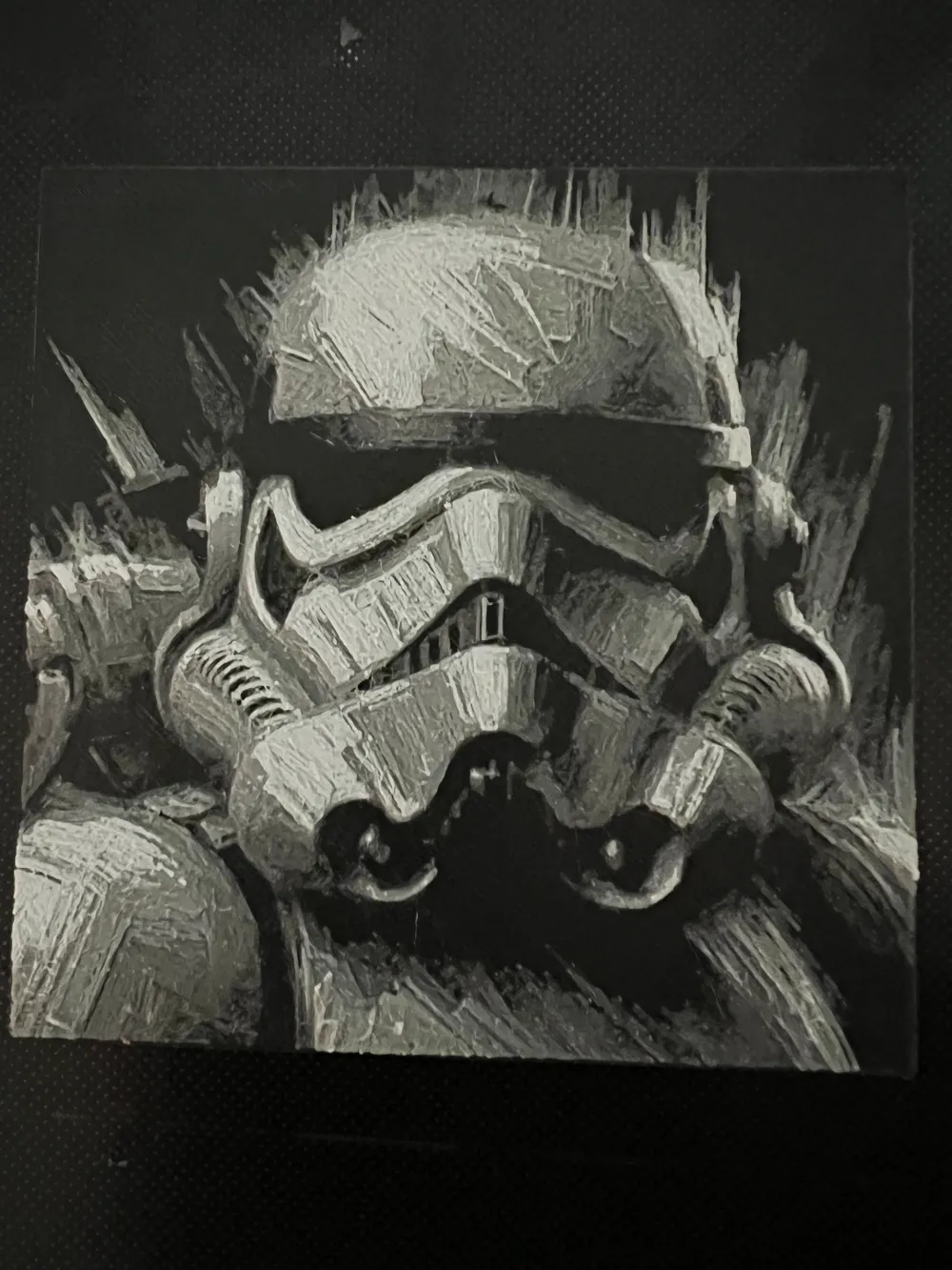 Abstract Stormtrooper by JustBe 3D Printing HueForge model: Abstract Stormtrooper by JustBe 3D Printing