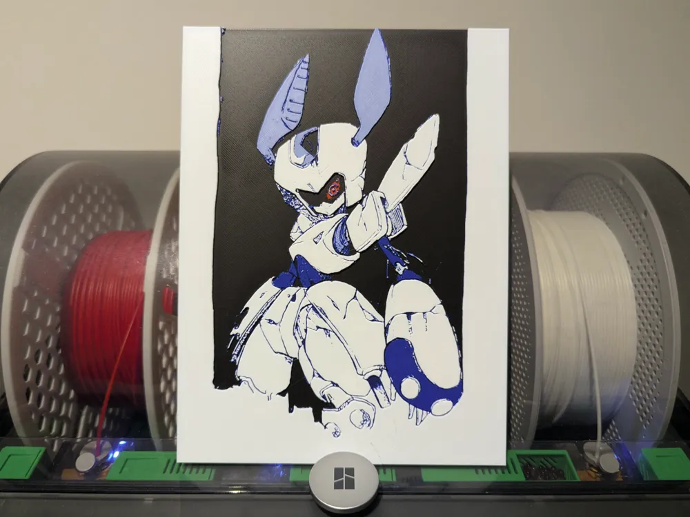 Rokusho Hueforge - Medabot by Razel HueForge model: Rokusho Hueforge - Medabot by Razel