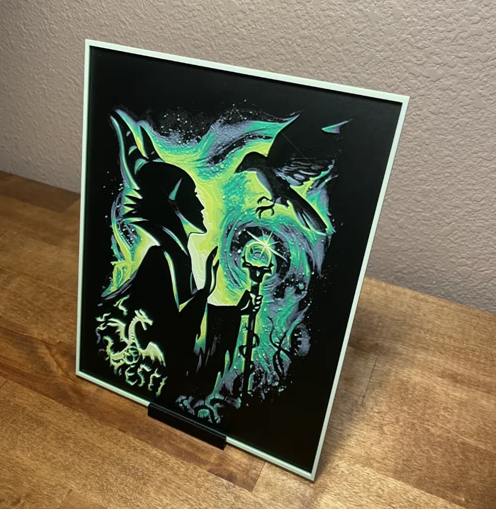 HueForge model: Hueforge - Disney - Maleficent (better quality) by Cloudy Nostalgia