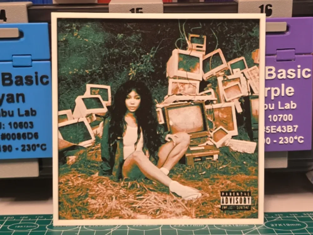 SZA "Ctrl" Album - Hueforge Art by Lumpy3D HueForge model: SZA "Ctrl" Album - Hueforge Art by Lumpy3D