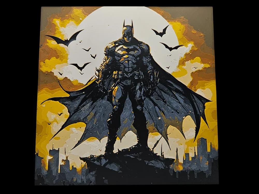 Gotham's Knight (Batman) by BusyKikiBee HueForge model: Gotham's Knight (Batman) by BusyKikiBee