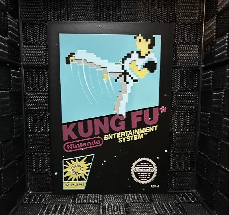 HueForge model: Hueforge Game Post – Kung Fu – by JoDau