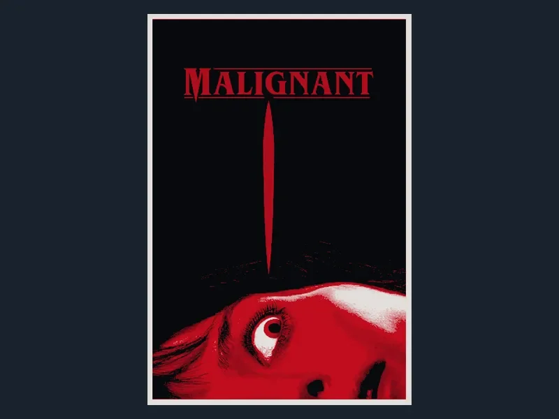 Malignant (Movie Poster - HueForge) by HugheCraft HueForge model: Malignant (Movie Poster - HueForge) by HugheCraft