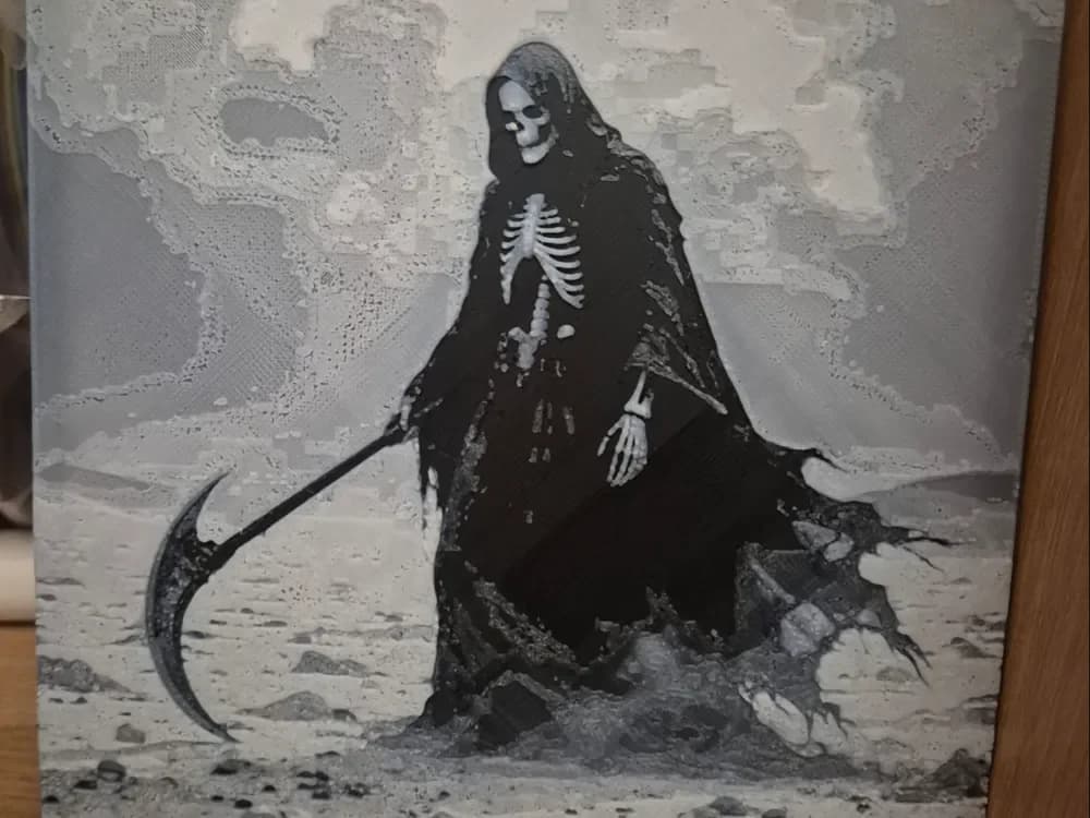 reaper walking hueforge by Buntsta HueForge model: reaper walking hueforge by Buntsta