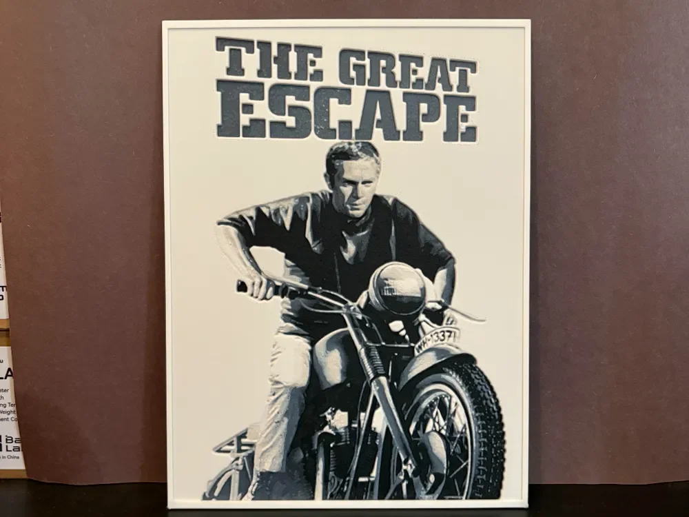 The Great Escape Hueforge by Estiv HueForge model: The Great Escape Hueforge by Estiv