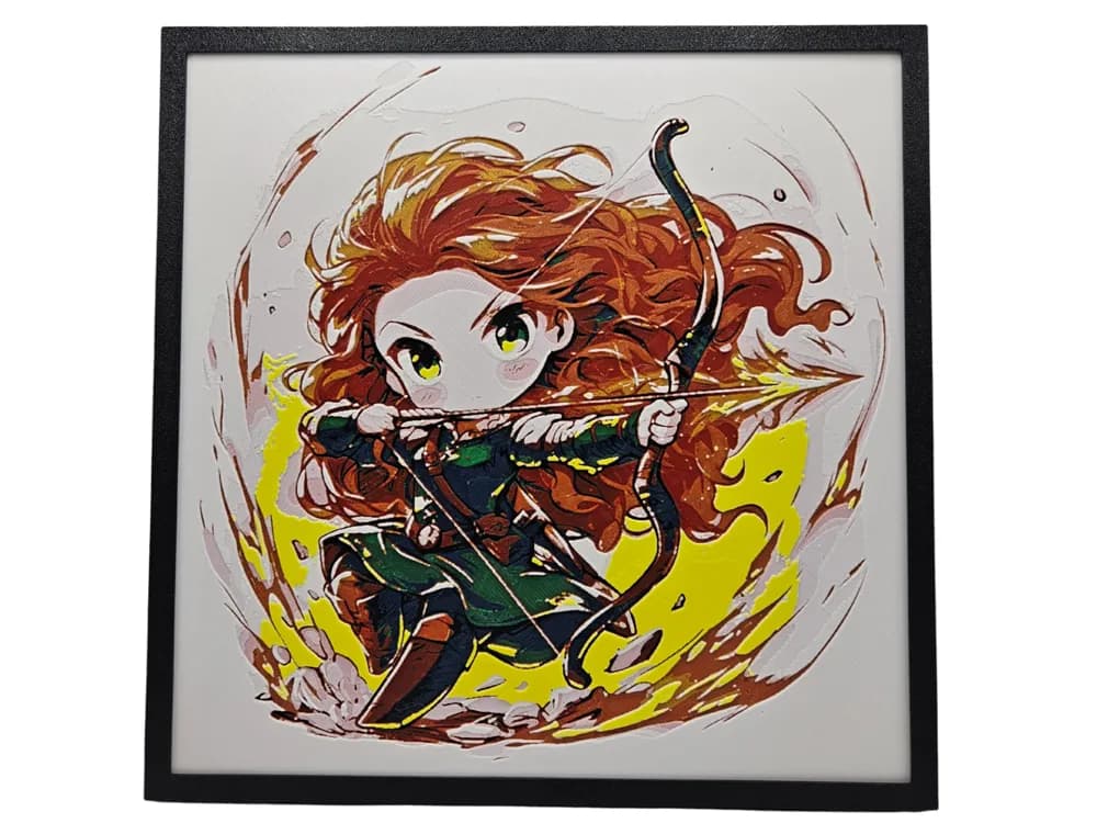 Merida - Chibi Edition by BusyKikiBee HueForge model: Merida - Chibi Edition by BusyKikiBee