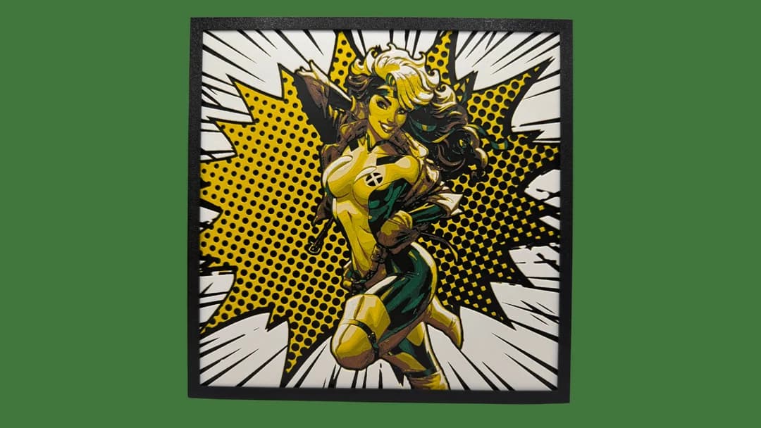 Rogue - Marvel Hueforge by Canadian Gamer HueForge model: Rogue - Marvel Hueforge by Canadian Gamer