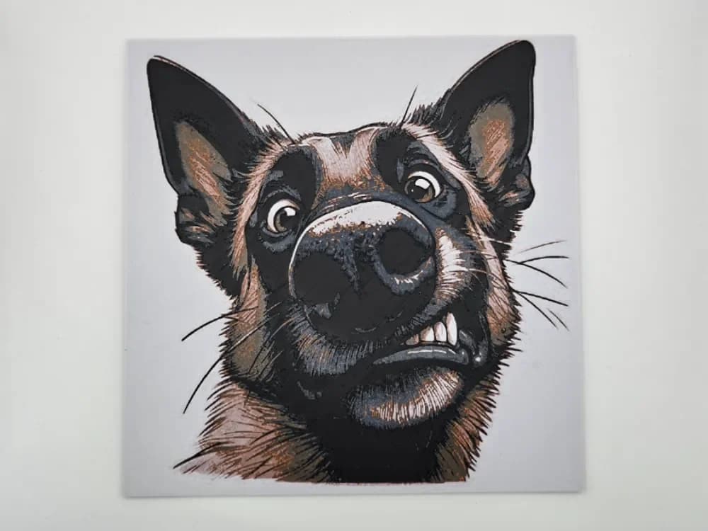 Funny Dog by Kactus Fpv HueForge model: Funny Dog by Kactus Fpv