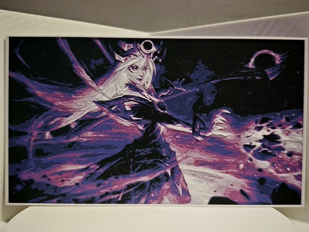 HueForge model: Dark cosmic Lux - League of Legends by bzz999