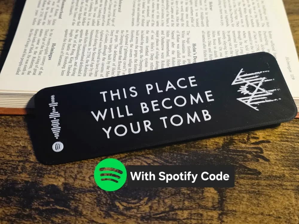 Sleep Token Album Bookmark - TPWBYT by N0vA Designs HueForge model: Sleep Token Album Bookmark - TPWBYT by N0vA Designs