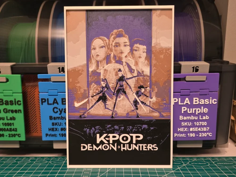 KPop Demon Hunters Movie Poster - Hueforge Art