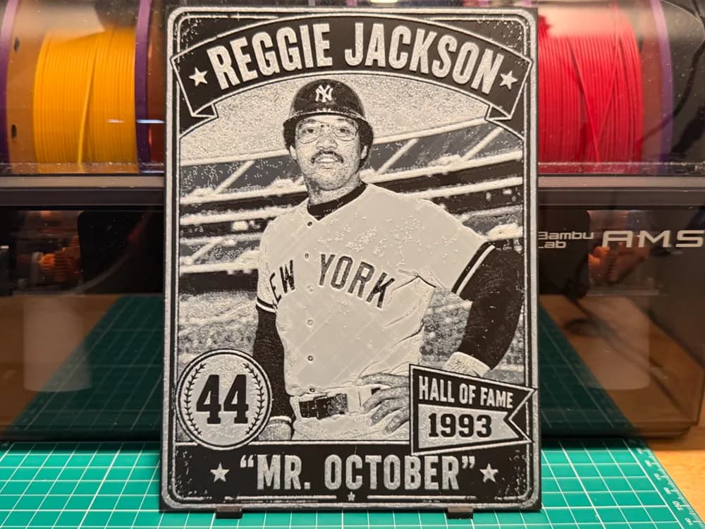Reggie Jackson Vintage Baseball Card Reggie Jackson Vintage Baseball Card