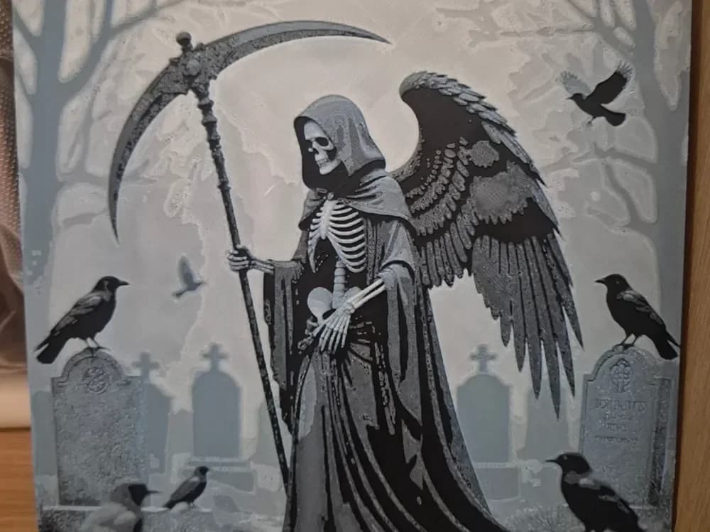 Angel of death graveyard hueforge by Buntsta HueForge model: Angel of death graveyard hueforge by Buntsta