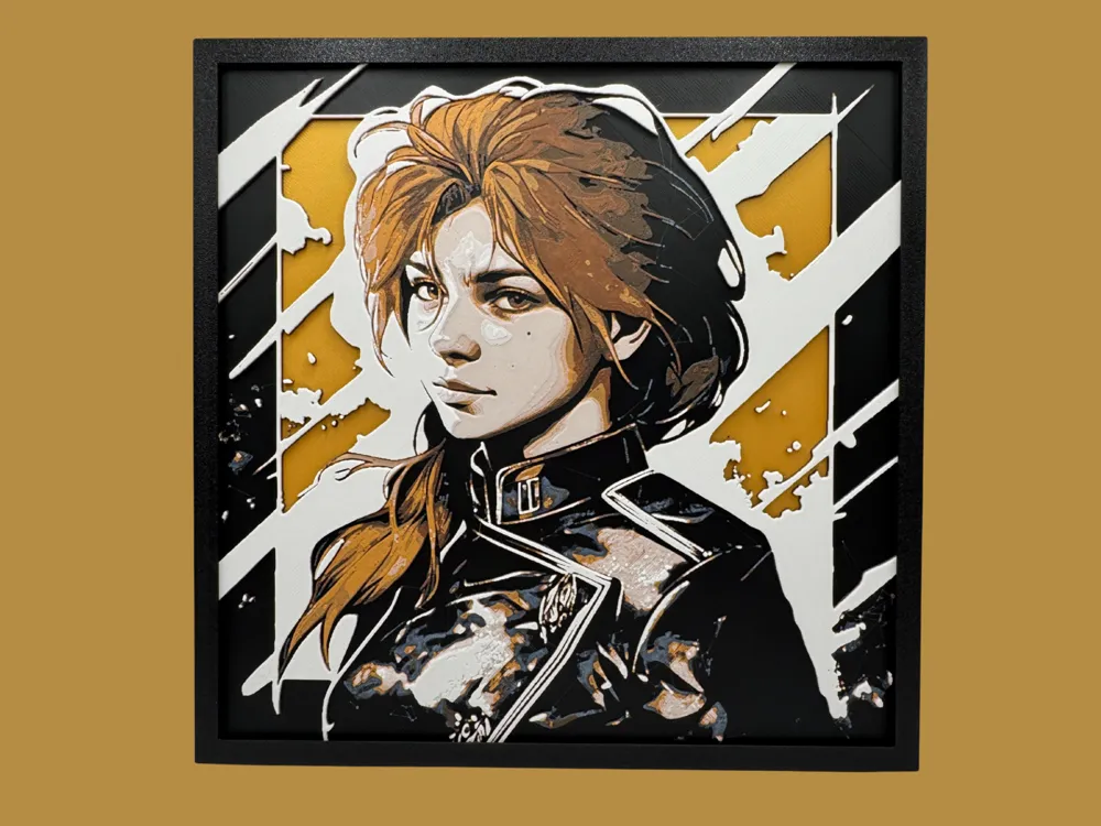 HueForge model: Maelle - Clair-Obscur: Expedition 33 by Canadian Gamer