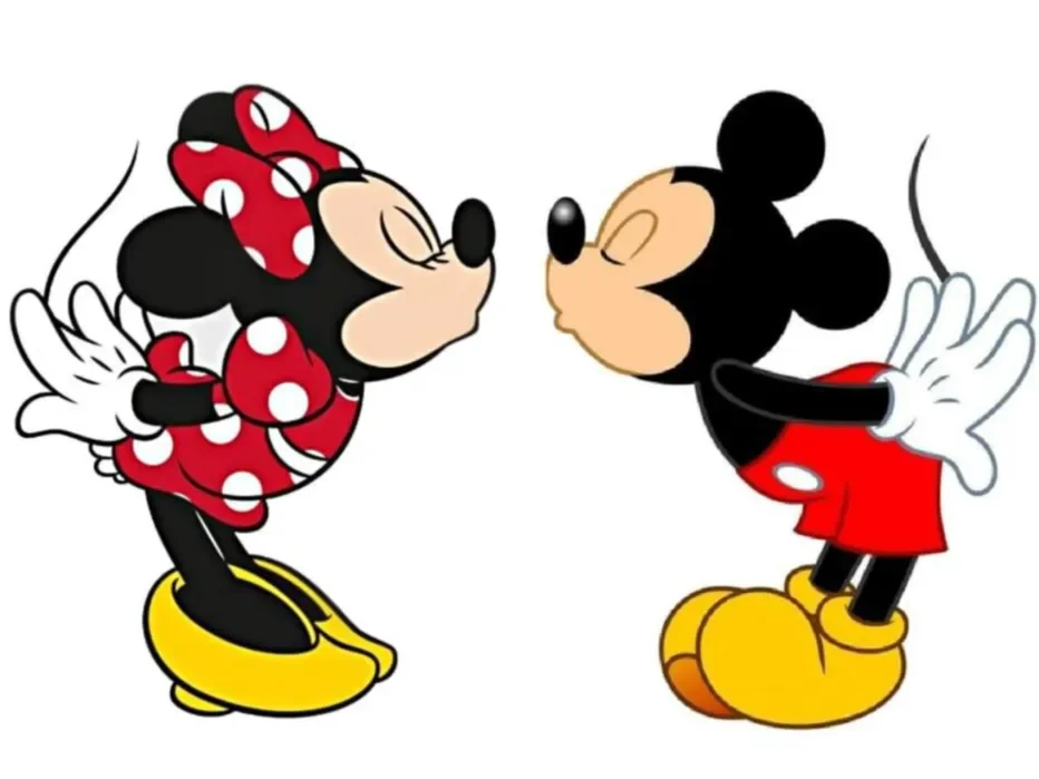 Hueforge Mickey & Minnie (Kiss) - Separate plates by Luckyfer HueForge model: Hueforge Mickey & Minnie (Kiss) - Separate plates by Luckyfer