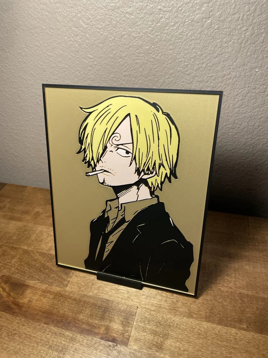 New Sanji by Cloudy Nostalgia HueForge model: New Sanji by Cloudy Nostalgia