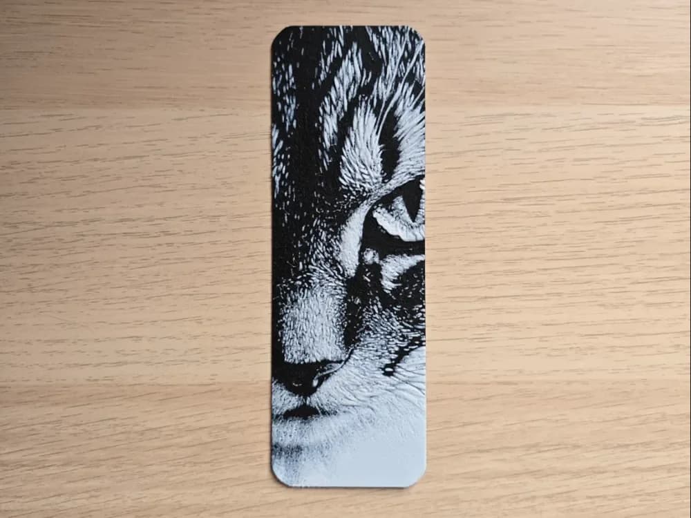 Kitten 6 Bookmark by Atrus Design HueForge model: Kitten 6 Bookmark by Atrus Design