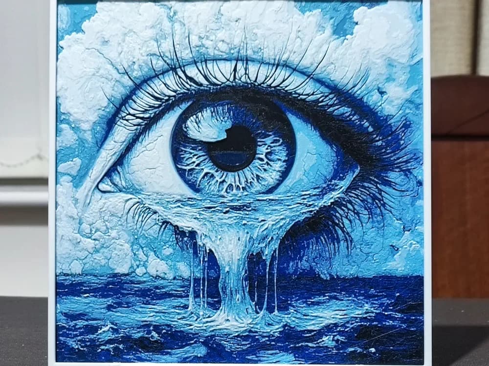 HueForge model: Eye Of The Storm - HueForge 4 Color by BoDad