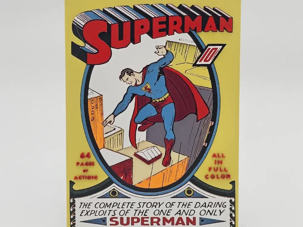 HueForge model: Superman (1939-) #1 Hueforge by Loki
