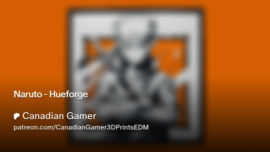 Naruto - Hueforge by Canadian Gamer HueForge model: Naruto - Hueforge by Canadian Gamer