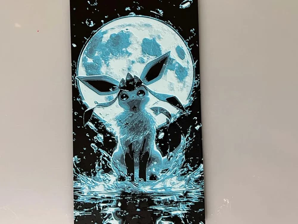 Glaceon by 3djd HueForge model: Glaceon by 3djd