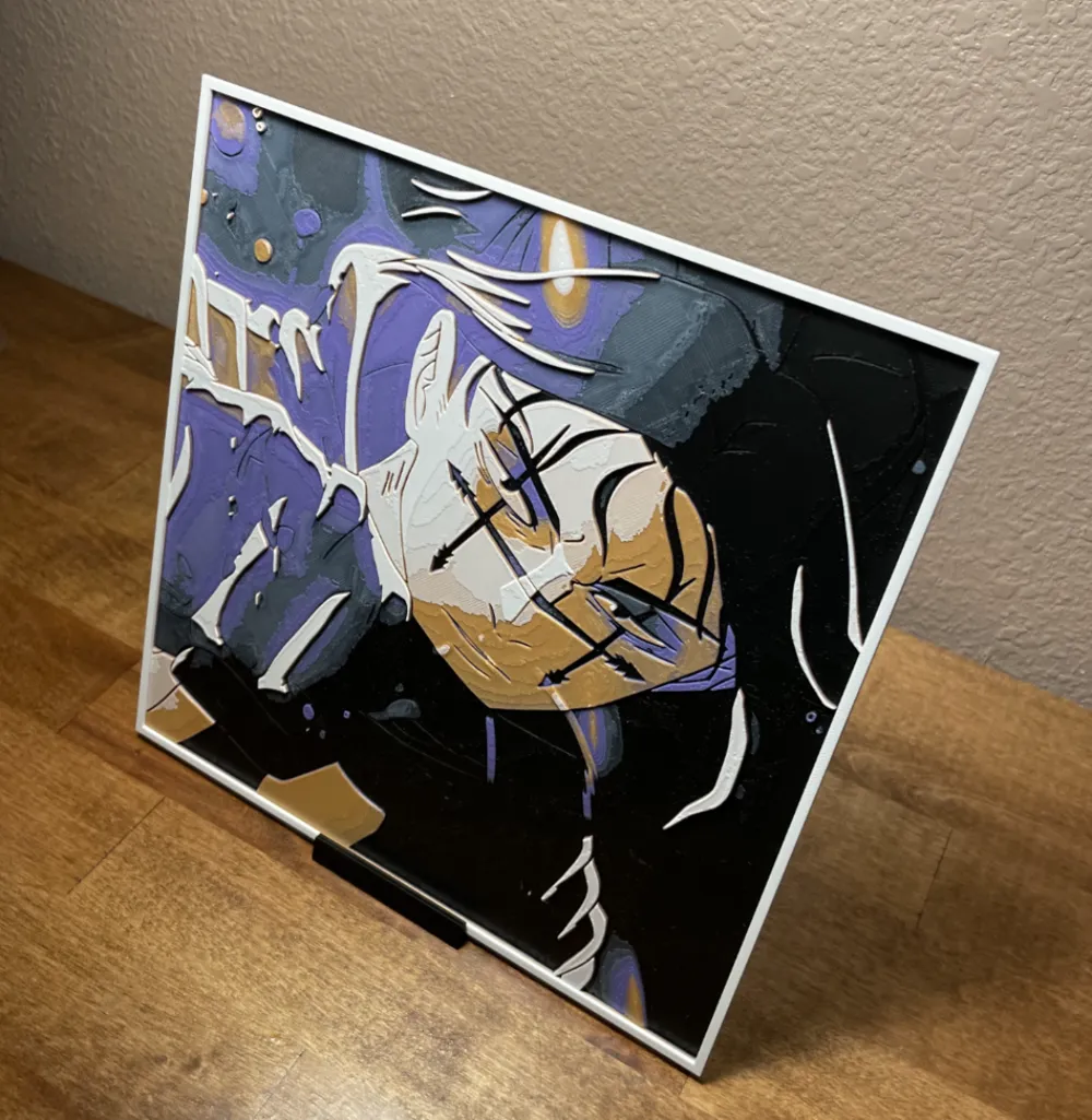 HueForge model: Hueforge - Jujutsu Kaisen - Choso Purple by Cloudy Nostalgia