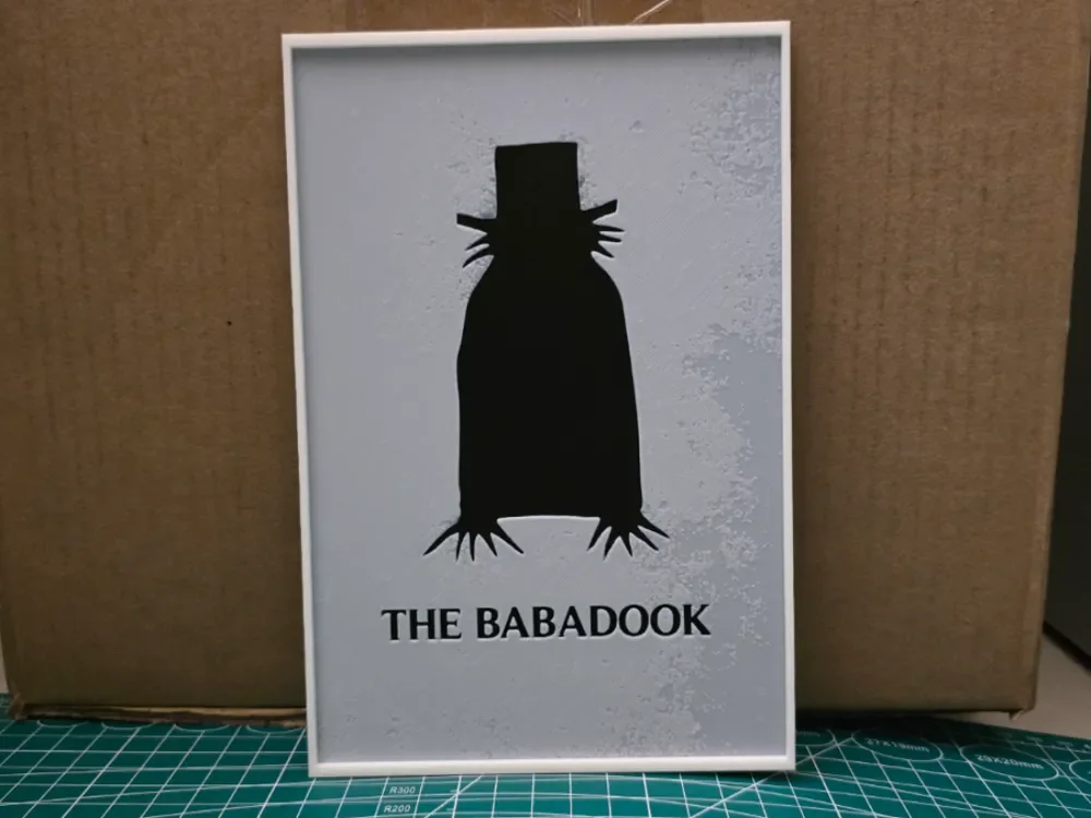 The Babadook Movie Poster - Hueforge Art by Lumpy3D HueForge model: The Babadook Movie Poster - Hueforge Art by Lumpy3D