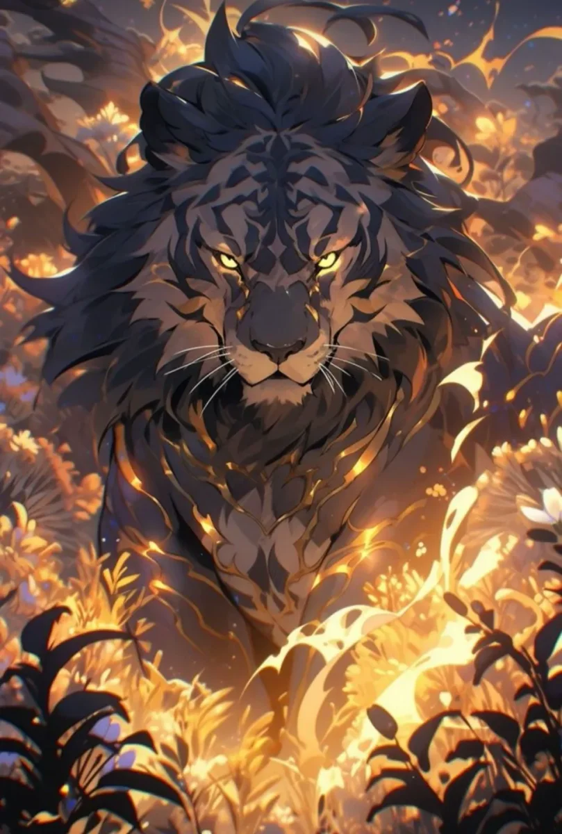 Tiger in Flames by Garuda3D HueForge model: Tiger in Flames by Garuda3D