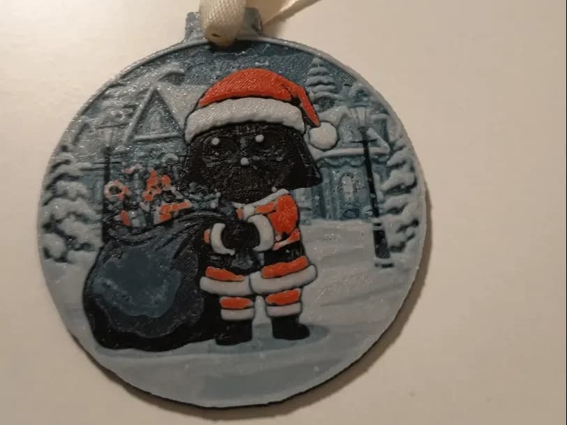 Christmas ornament hueforge Darth Vader Star Wars Christmas ornament hueforge Darth Vader Star Wars