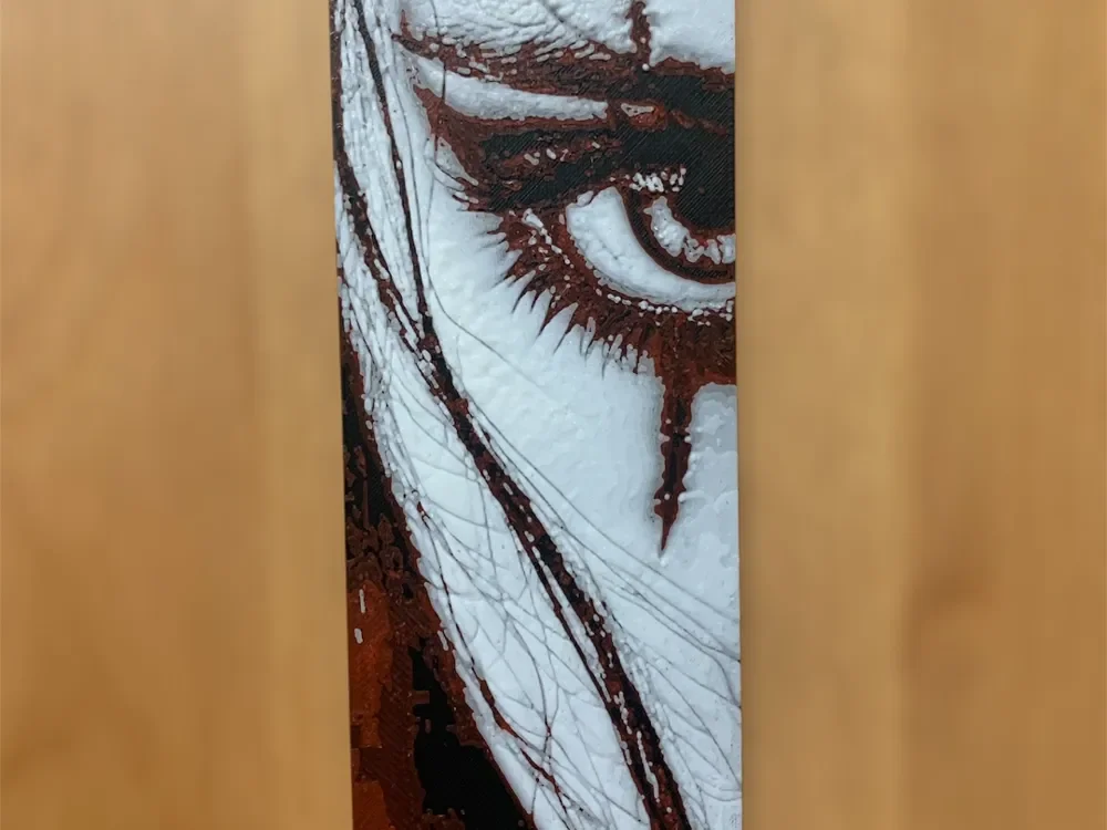 woman's eye bookmark by Morganja HueForge model: woman's eye bookmark by Morganja