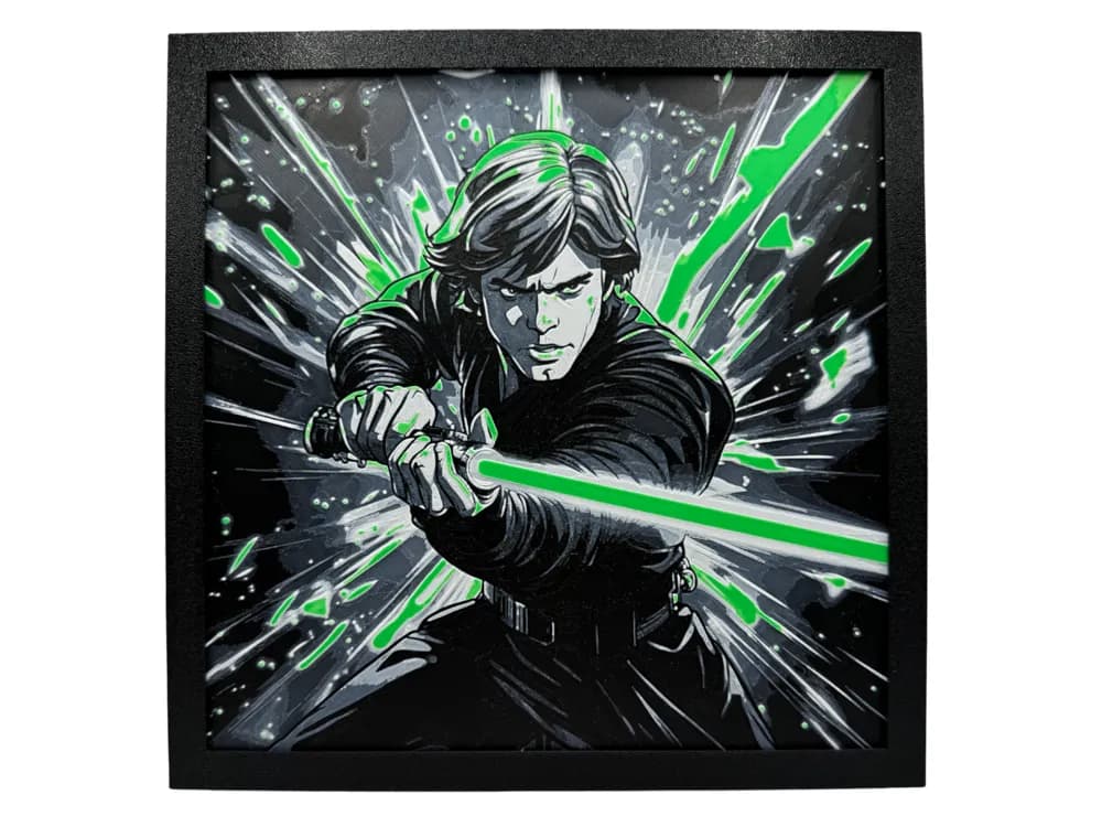 HueForge model: Luke Skywalker - Star Wars Hueforge by Canadian Gamer