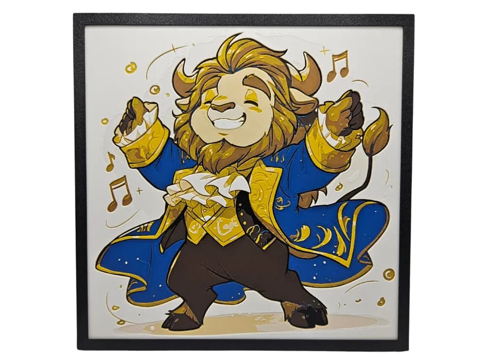 The Beast - Chibi Edition by BusyKikiBee HueForge model: The Beast - Chibi Edition by BusyKikiBee