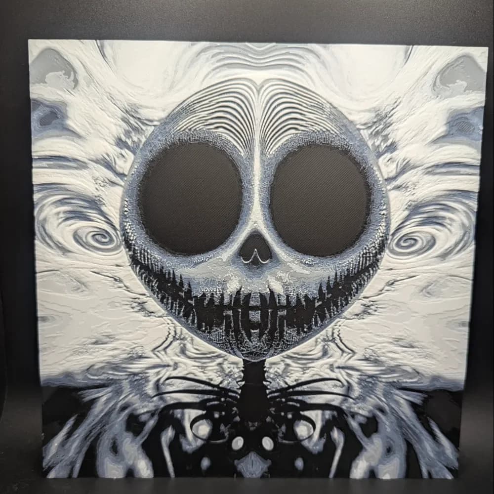Trippy Jack Skellington Hueforge by the_bearded_jedi HueForge model: Trippy Jack Skellington Hueforge by the_bearded_jedi