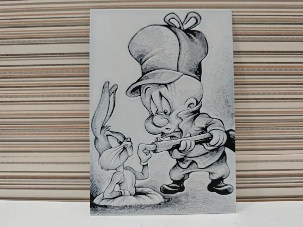 Hueforge Bugs Bunny by Litolunar HueForge model: Hueforge Bugs Bunny by Litolunar
