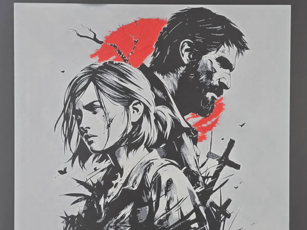 The last Of us Huefrge by 3D-Mentiel HueForge model: The last Of us Huefrge by 3D-Mentiel