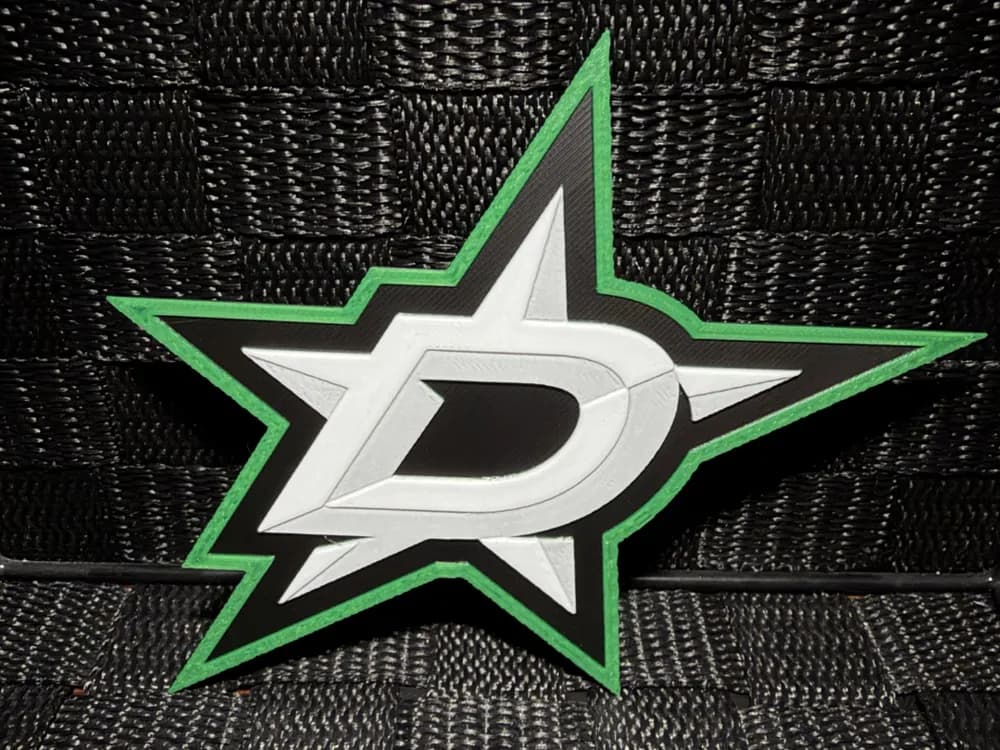Dallas Stars Logo - Hueforge by JoDau HueForge model: Dallas Stars Logo - Hueforge by JoDau