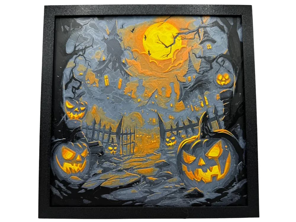 Halloween Night Hueforge by Canadian Gamer HueForge model: Halloween Night Hueforge by Canadian Gamer