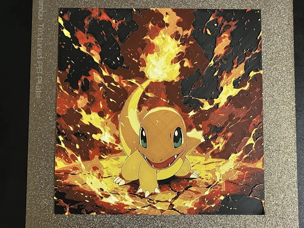 Charmander Pokemon Hueforge Charmander Pokemon Hueforge
