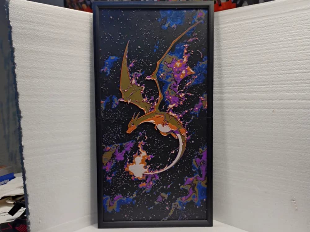Pokemon Charizard II by Asgar3D HueForge model: Pokemon Charizard II by Asgar3D